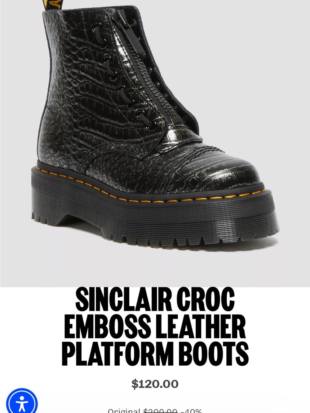 Dr Martens Sinclair Boots - Size 7 - Picture 7 of 7